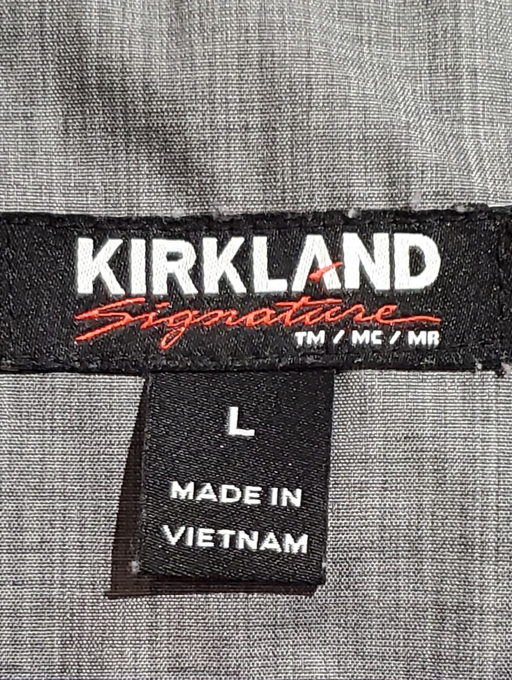 Kirkland Signature Light Gray Women's Trench Coat - Picture 5 of 8
